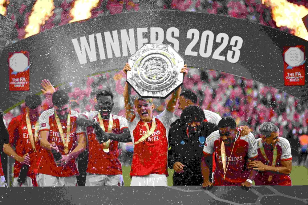 Arsenal and Manchester City teams announced for Community Shield final