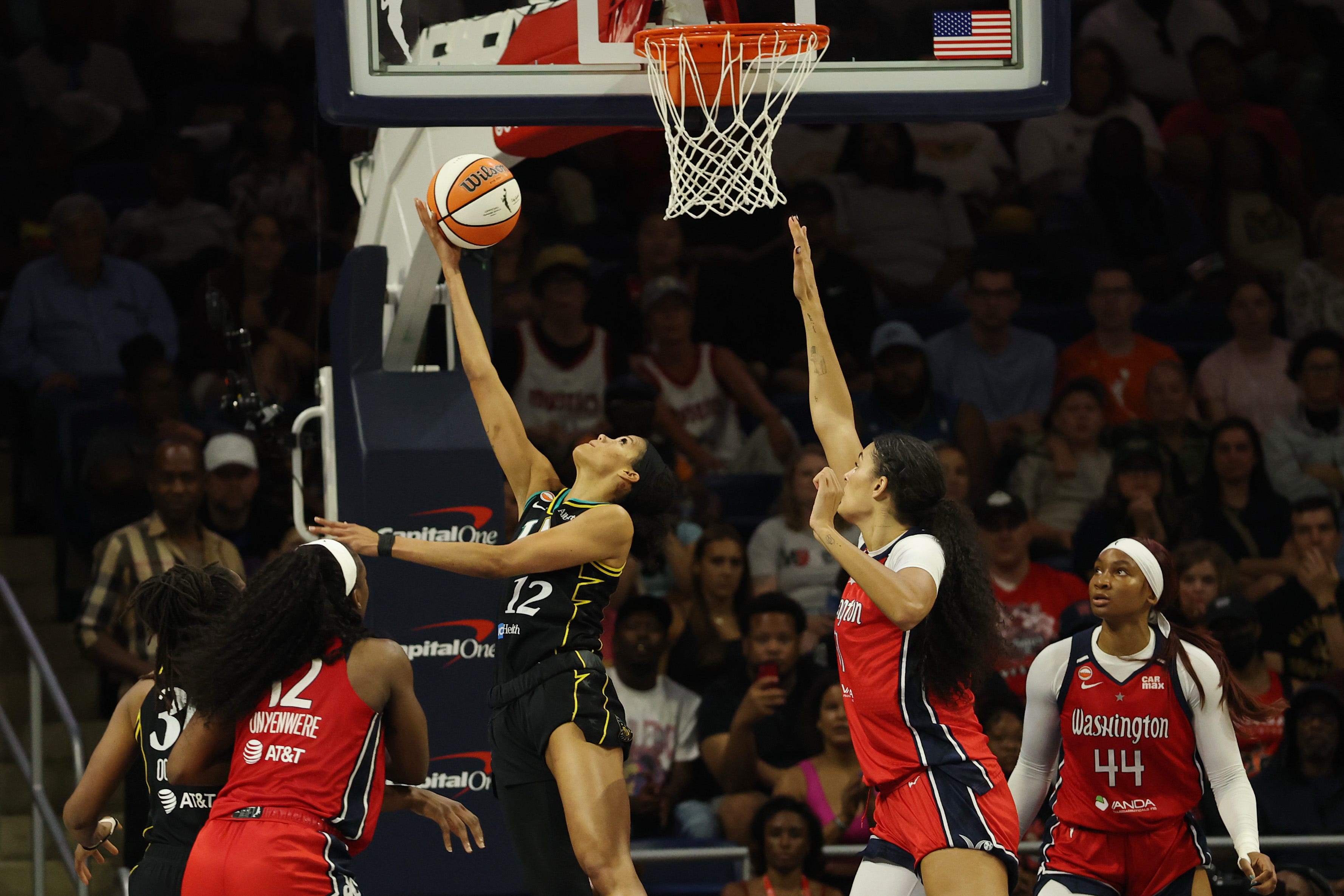 Rae Burrell leads Sparks in scoring for third consecutive WNBA game