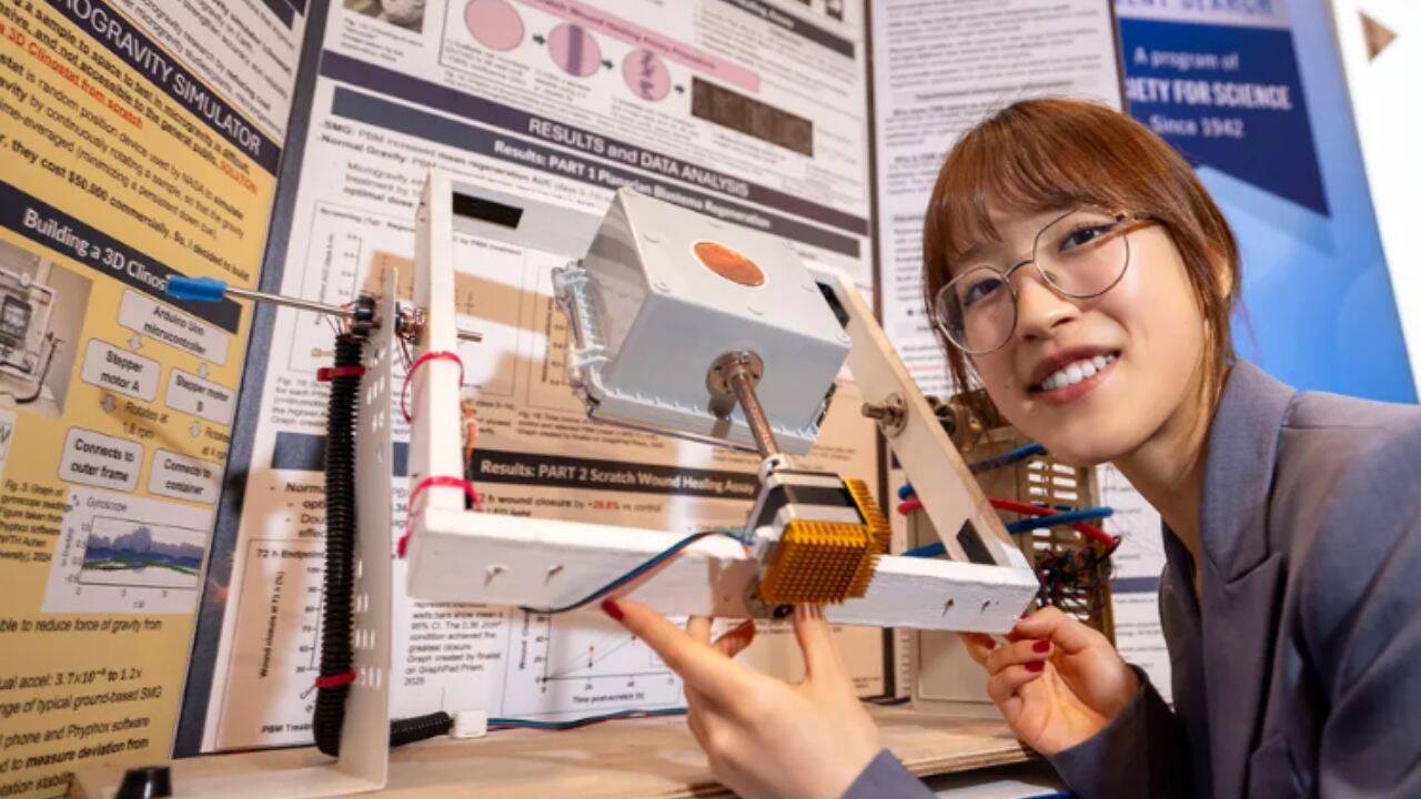 San Diego student develops red-light therapy to help heal wounds in space
