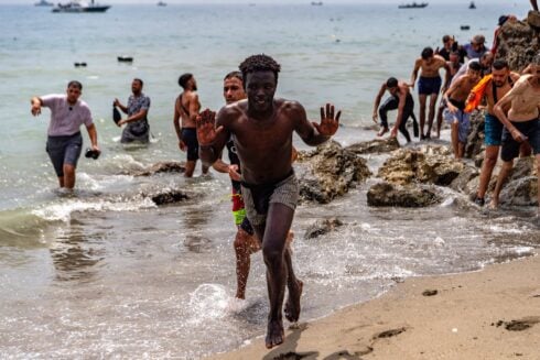 Morocco makes 111 arrests after second mass Ceuta migrant crossing attempt falls flat