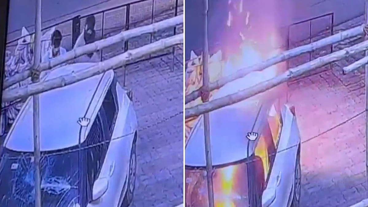 Varanasi Cafe Owner Attacked, Car Set on Fire After He Refused Maggi; Alleges Extortion Bid - VIDEO