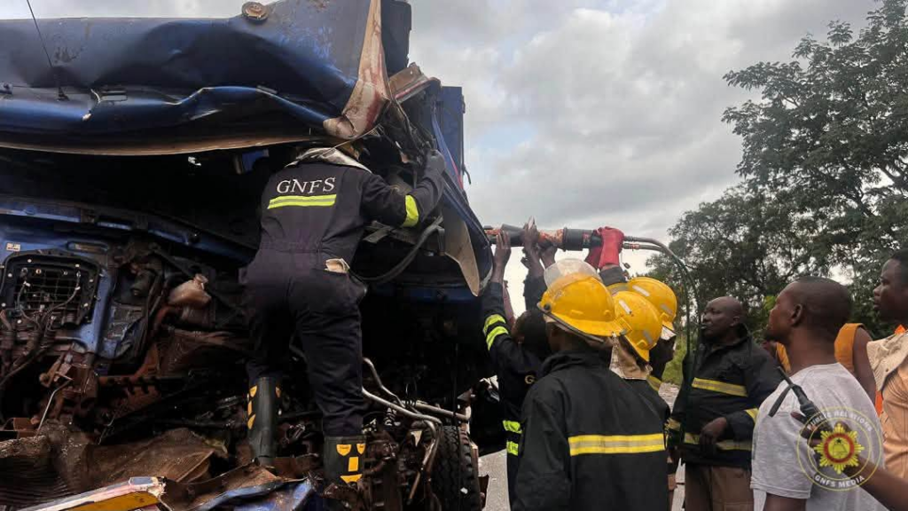 Trapped driver rescued after accident on Kintampo–Tamale highway