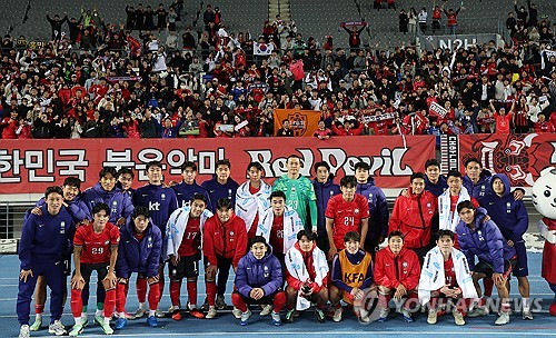 S. Korea stay at No. 32 in FIFA rankings after 4 friendlies under Moreno