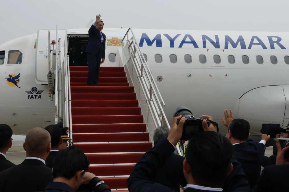 Myanmar president departs Malaysia after two-day visit focused on repatriation, bilateral ties