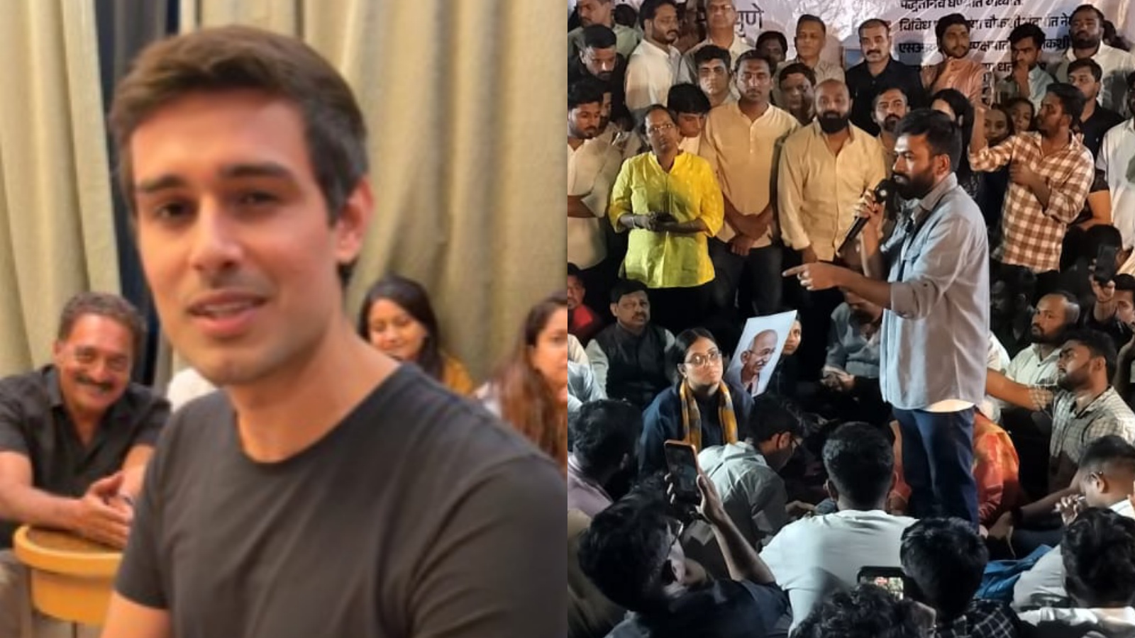 ‘Zero accountability from EC’: Dhruv Rathee, Prakash Raj join CJP protest against Gyanesh Kumar