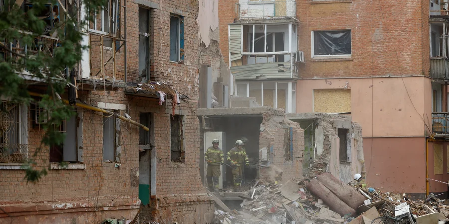 Search operation ends at site of Russian missile strike on five-story building in Pryluky