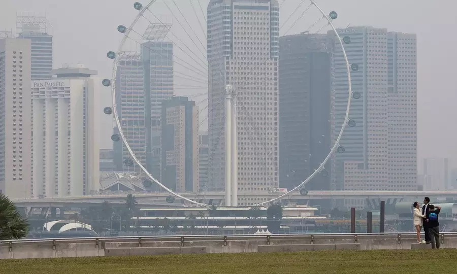 Singapore's air hits world's worst as haze shuts every school in neighboring Malaysian state