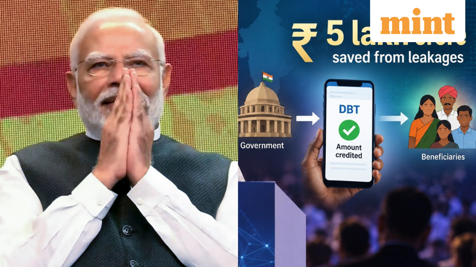 Direct fund transfers helped save govt ₹5 lakh crore from leakages, PM Modi says at India Mobile Congress | Here's how