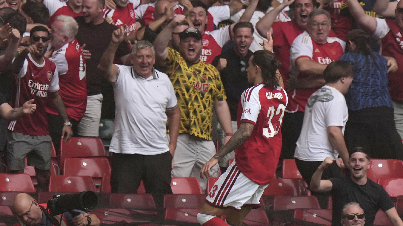 Arsenal vs Man City: Calafiori scores fastest goal in Community Shield history
