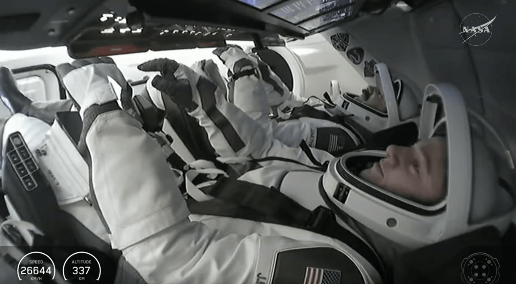NASA’s SpaceX Crew-12: SpaceX Dragon Completes Deorbit Burn
