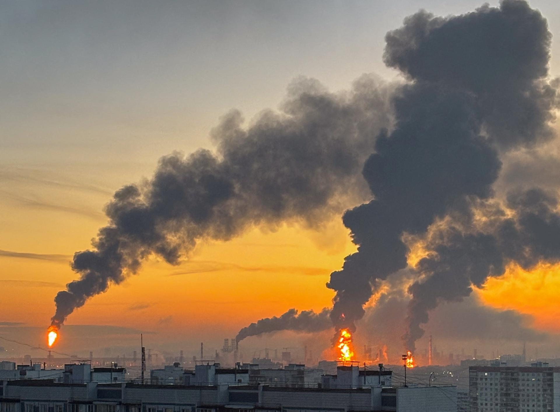 Ukraine says it hit Russia's largest oil refinery