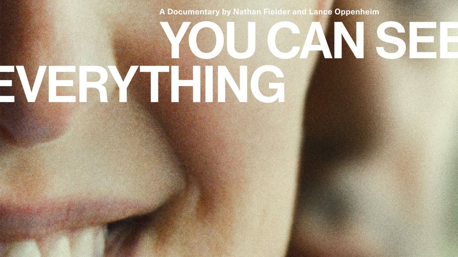 The You Can See Everything poster will haunt my nightmares forever