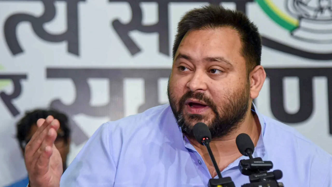 Tejashwi announces Raj Bhavan march over Bihar paper leaks, student firing