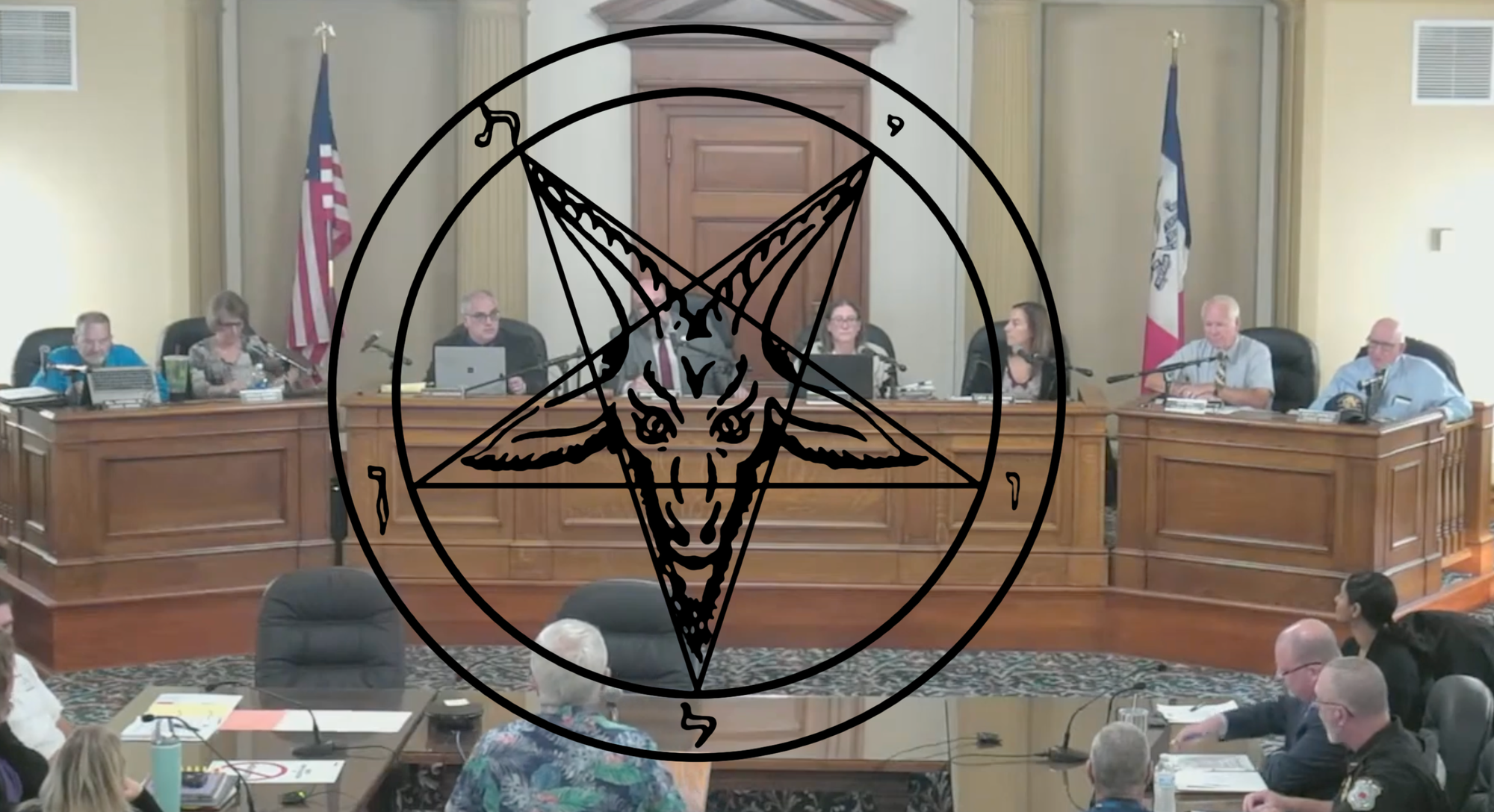 'It Is Done. Hail Satan:' City Immediately Regrets New Religious Liberty Law That Allows Prayer at City Council Meeting