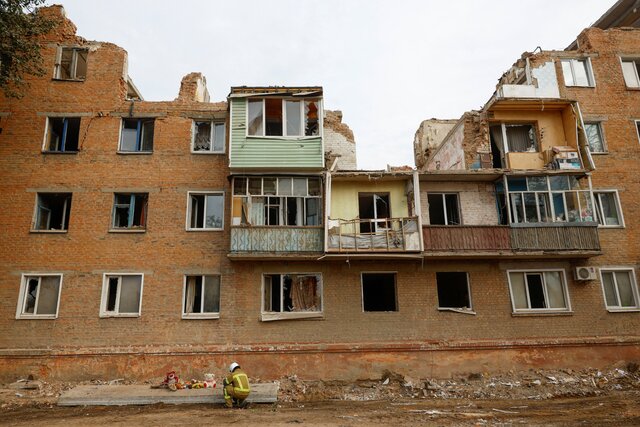Russian missile strike on apartment building in Pryluky, northern Ukraine, kills 22 people, including five children