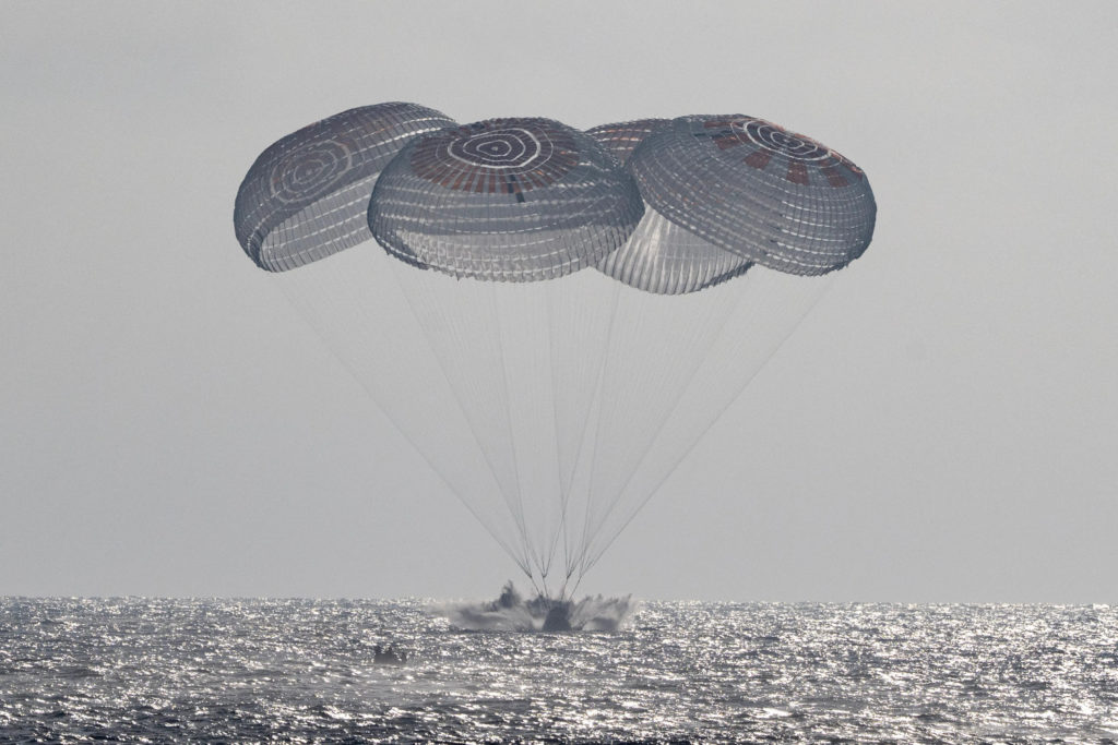 WATCH: Four astronauts return to Earth after 8 months aboard International Space Station