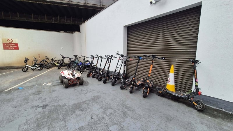 E-bikes, e-scooters and scramblers seized by gardaí