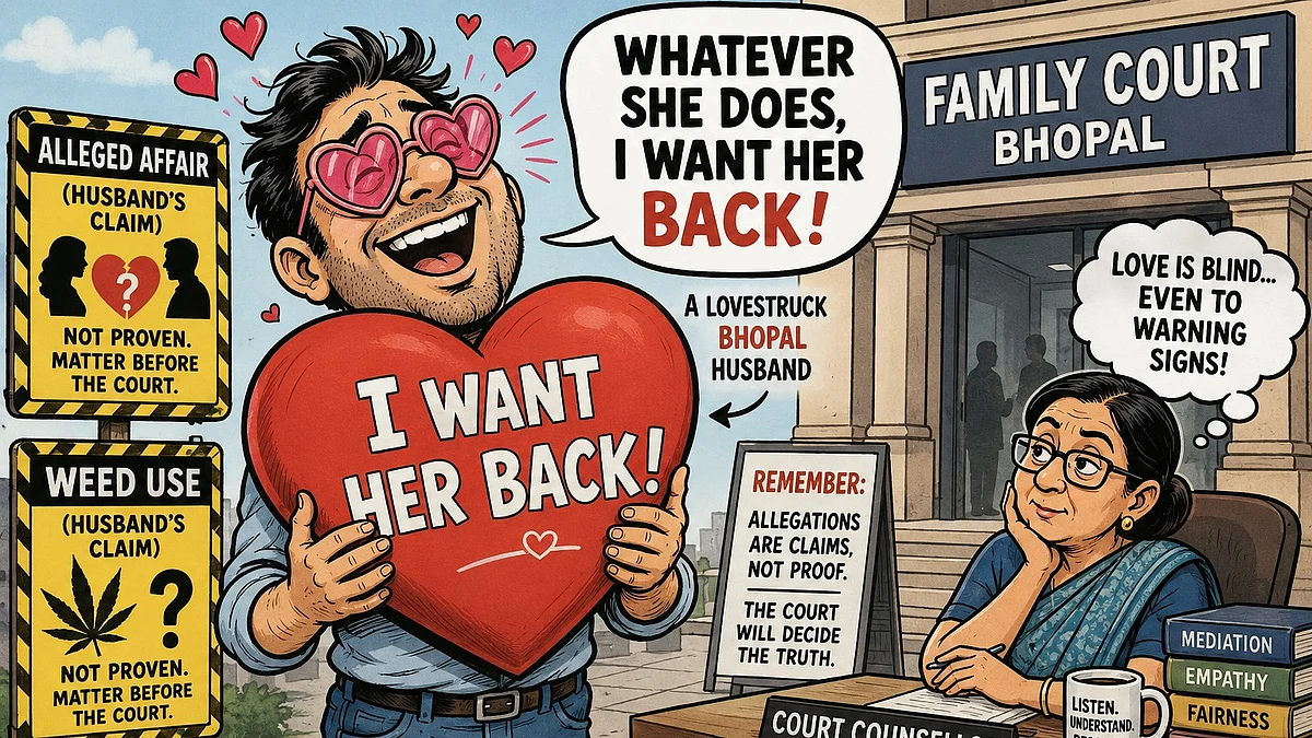 ‘She May Smoke Weed, Have Relationships With Other Men, But I Still Love Her’: Bhopal Man Seeks Wife’s Return