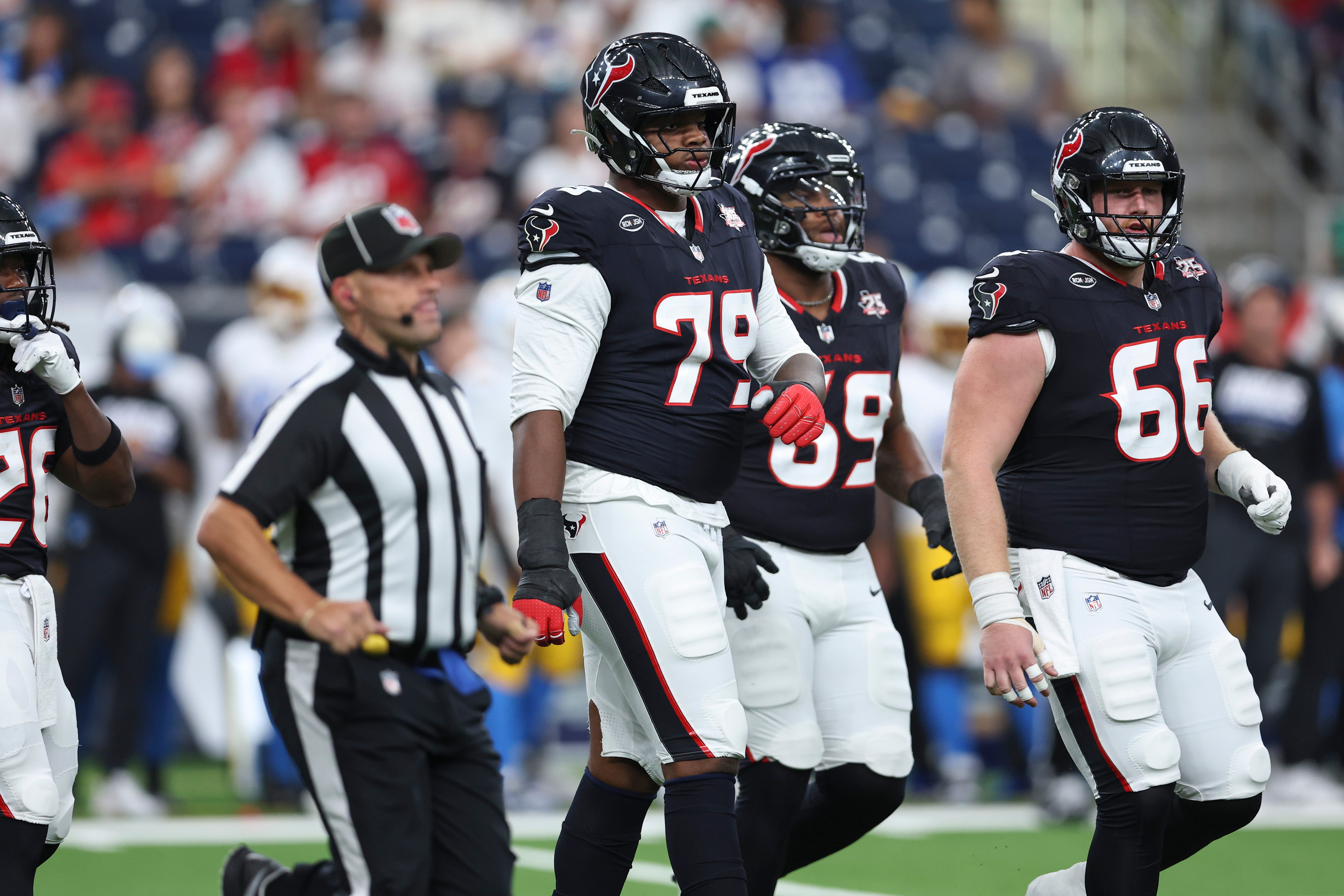 Everything Texans OT Aireontae Ersery said after Day 12 on training camp