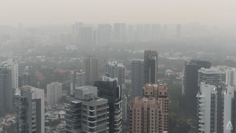 Singapore haze: 1-hour PM2.5 readings in elevated range across all regions