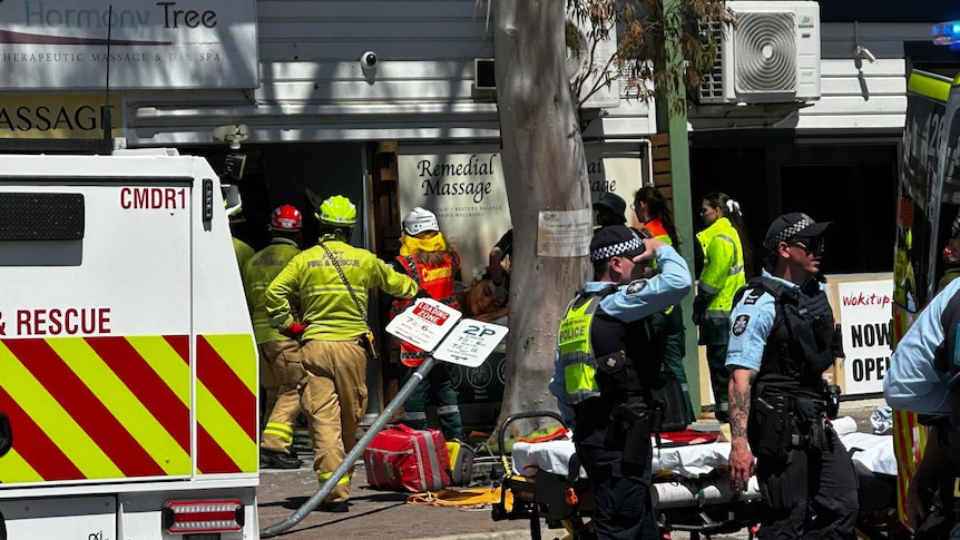 Breaking: Three hospitalised after car driven into Canberra shopfront