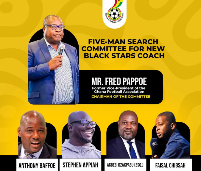Black Stars coach search committee to submit report to Sports Ministry today