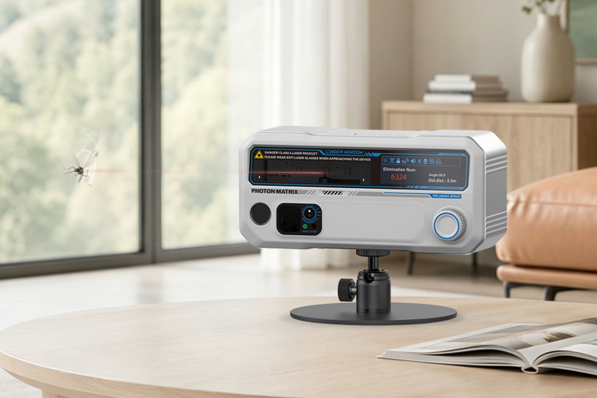 This $1000 gadget takes out mosquitoes with lasers like a tiny air defense system