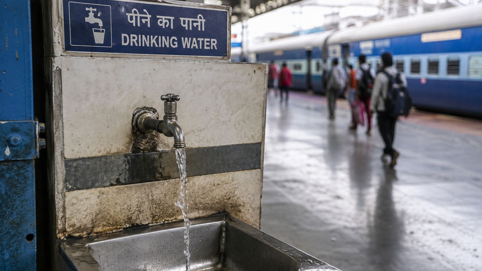 E. coli found in station drinking water; Railways orders filtration systems at 20,000 locations