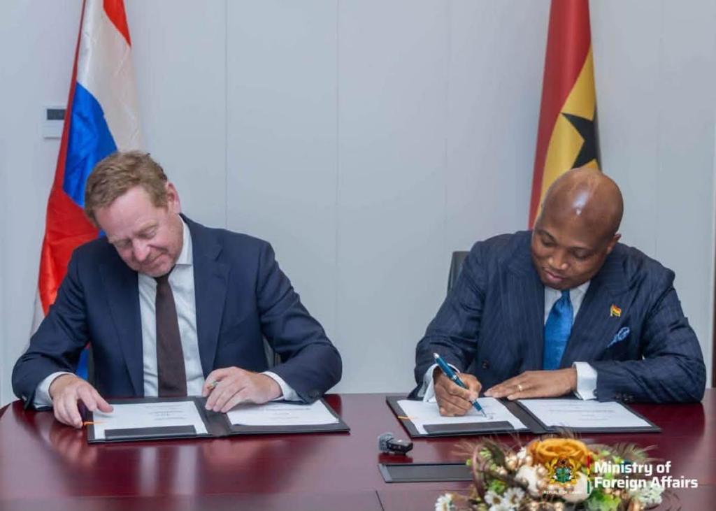 Ghana and Netherlands sign pact to combat illicit drugs and drug markets
