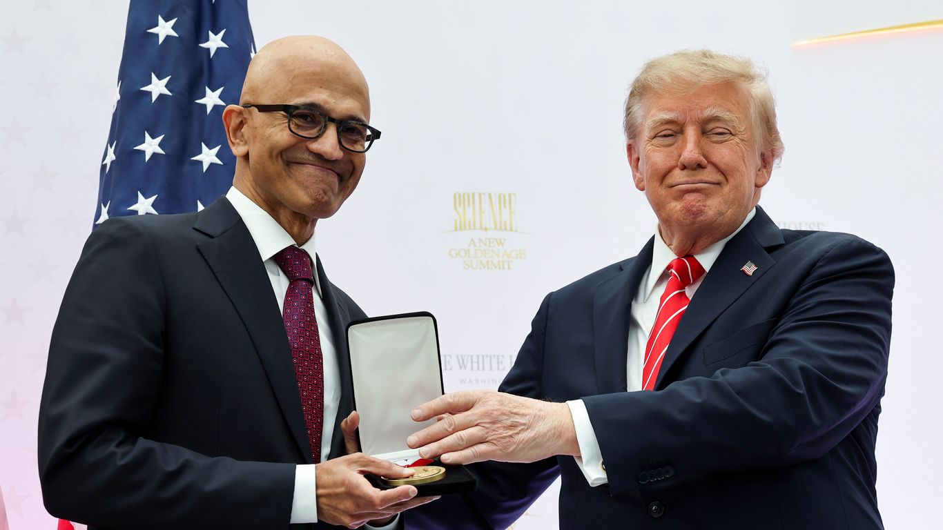 Immigration split screen: Microsoft gets a crackdown and a medal