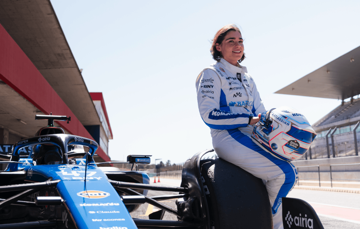 Jamie Chadwick on her TPC session with Atlassian Williams and the future of women in F1