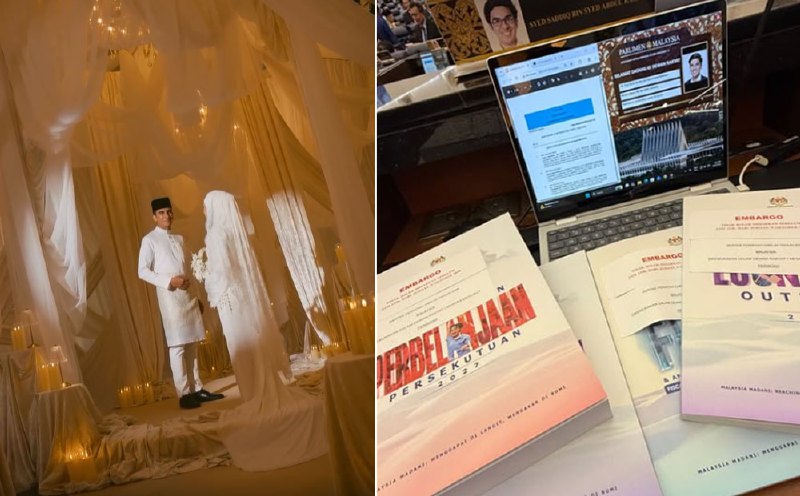 Budget today, wedding tomorrow: MPs cheer on Syed Saddiq