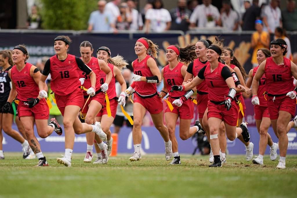 Canadian women, men’s flag football teams book 2028 Olympic tickets