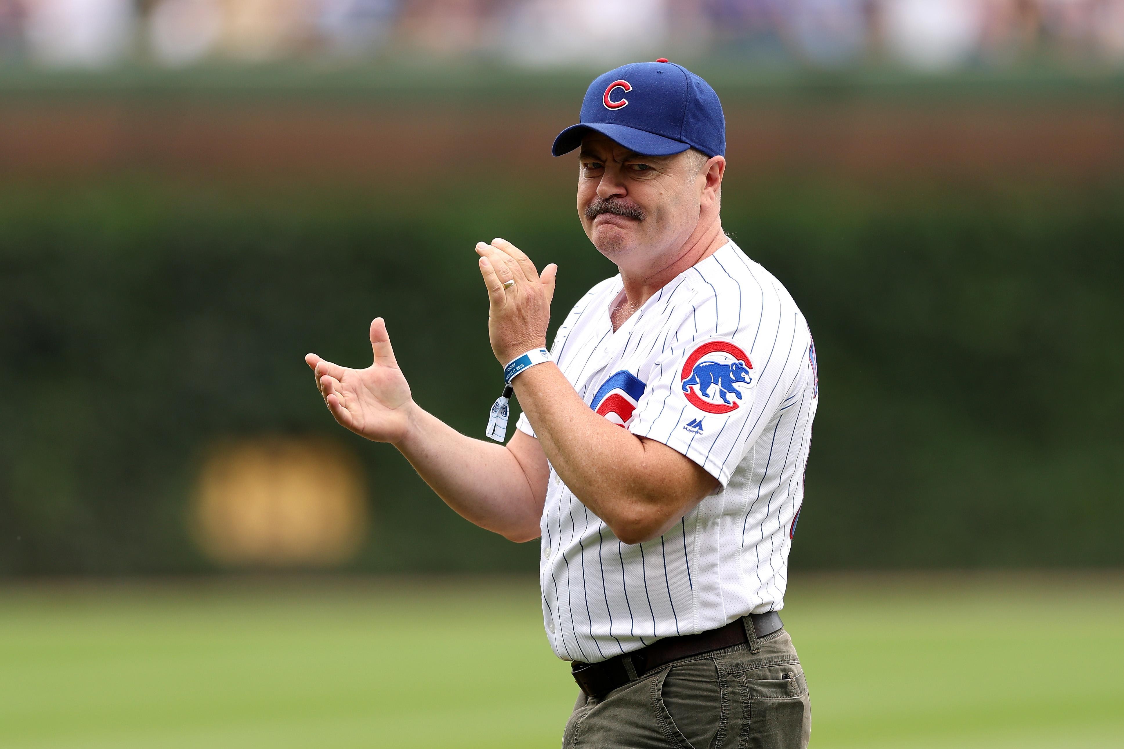 Yes, Nick Offerman is aware that Payton Tolle looks like his son