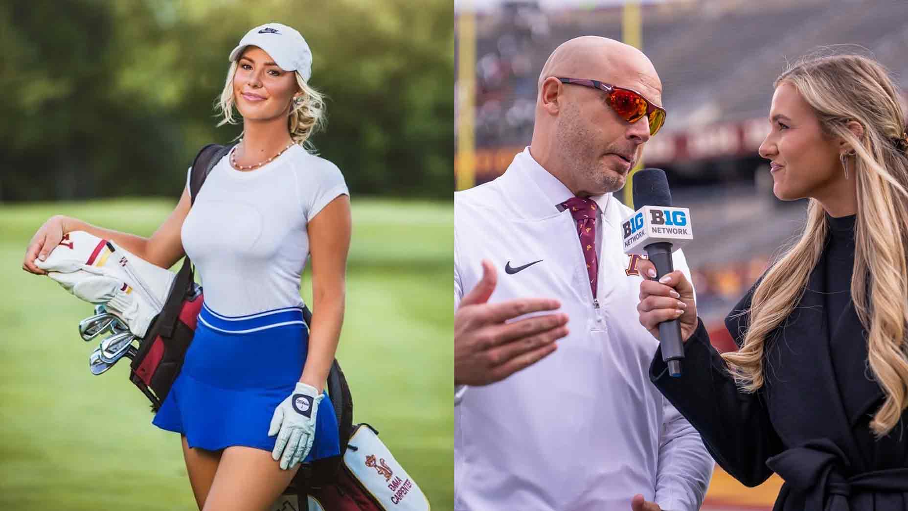 From All-American to broadcaster, Emma Carpenter shares journey into sports media