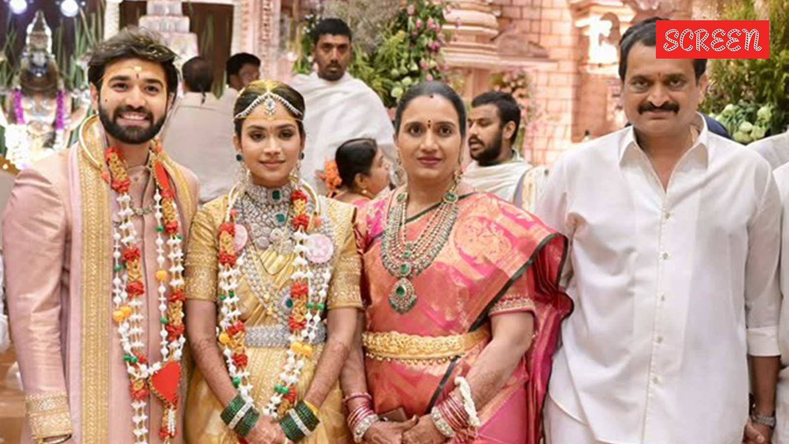 Chiranjeevi, Nagarjuna lead star-studded guest list at Bandla Ganesh’s daughter’s wedding