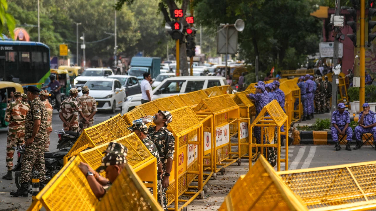 'Unprecedented security': How Delhi is bracing for October 10 protests against CEC
