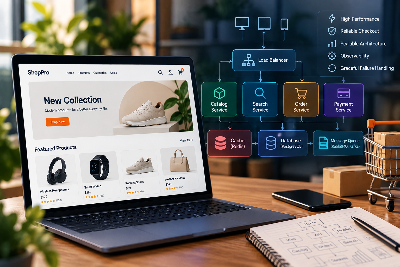 An E-Commerce Platform Is a Reliability Problem Disguised as a Website Project