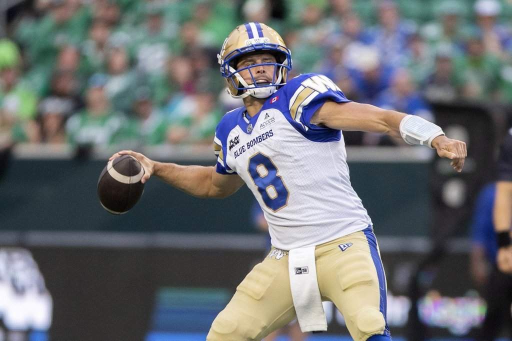 Collaros returns as Winnipeg Blue Bombers face Stampeders in critical playoff clash