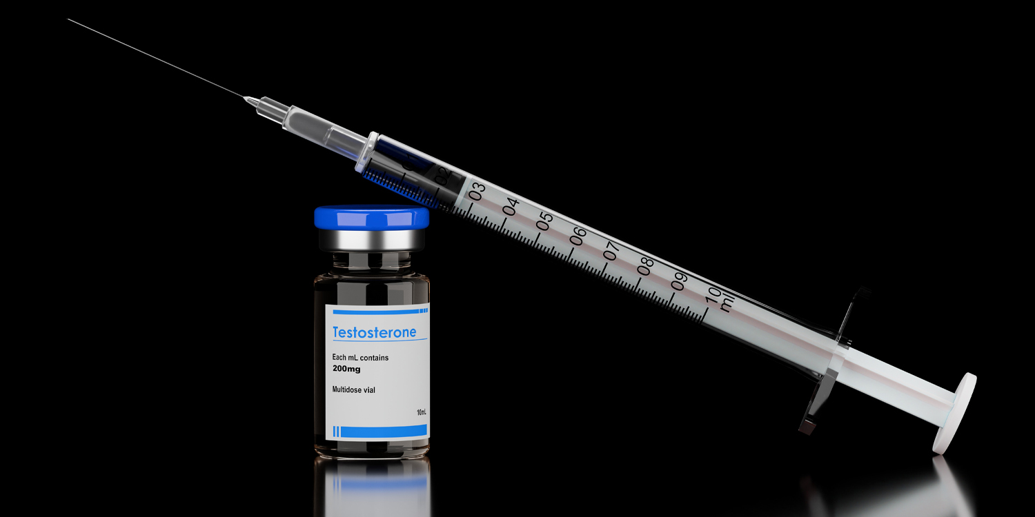A man began hearing voices from his body parts after receiving testosterone injections