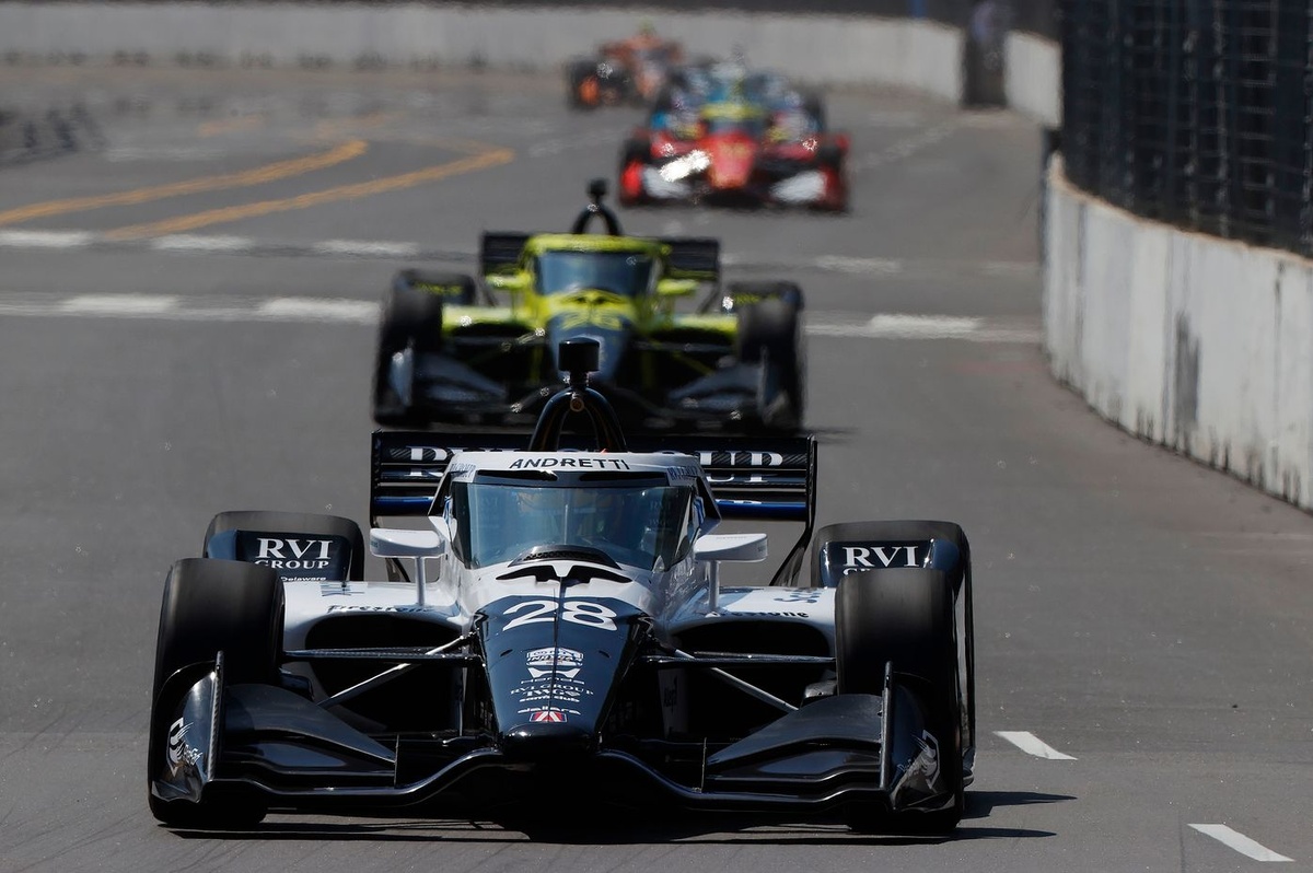 Marcus Ericsson denies Romain Grosjean with late charge to Markham IndyCar victory