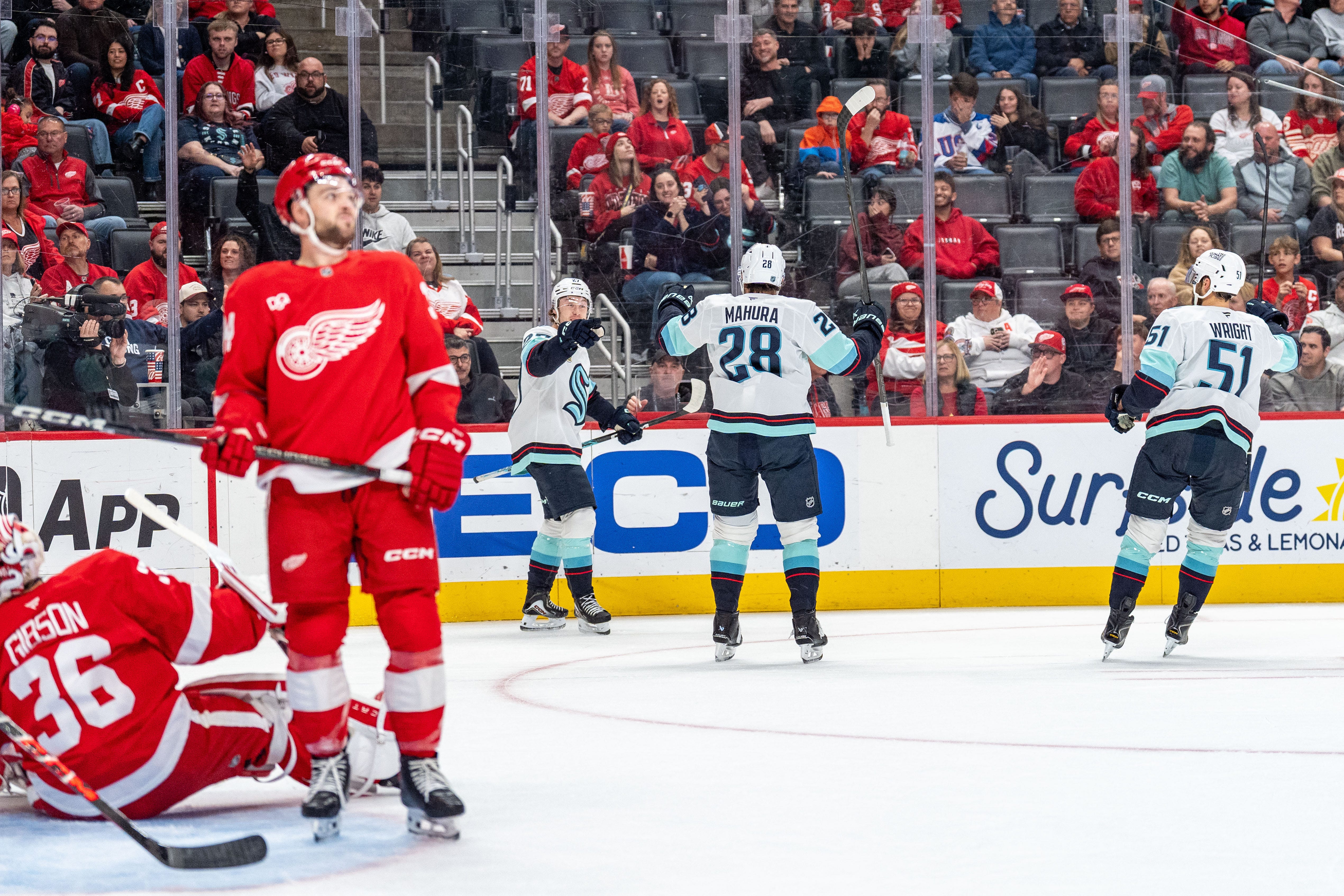 Second-period onslaught buries Red Wings in another home loss