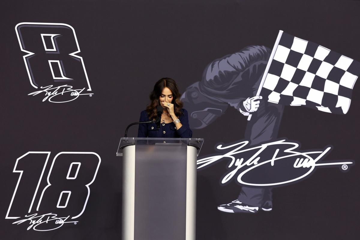 Samantha Busch complete remarks from emotional Kyle Busch Celebration of Life