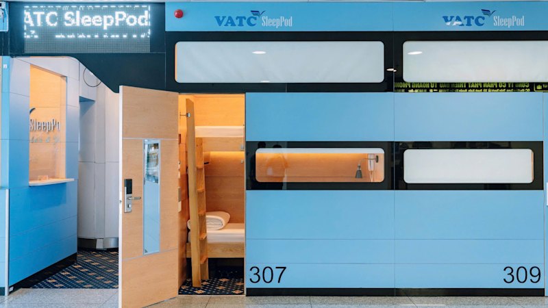I paid $47 for a three-hour nap in an ‘airport vending machine’