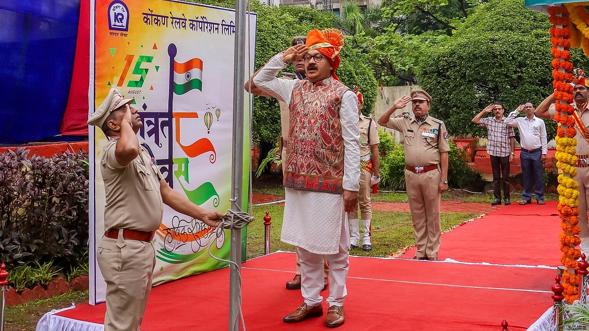 Konkan Railway Celebrates 80th Independence Day with Patriotic Fervour