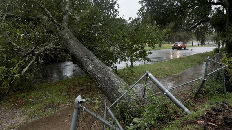 Strong winds as Isaias makes landfall in Florida