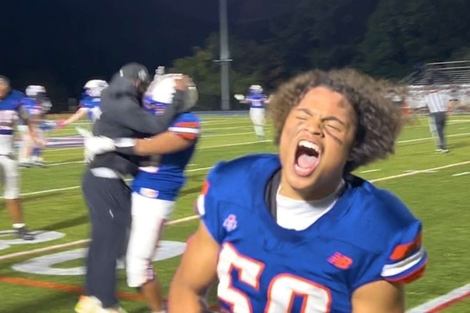 Danbury football beats No. 6 Staples for 1st time since 2014, gets signature FCIAC win