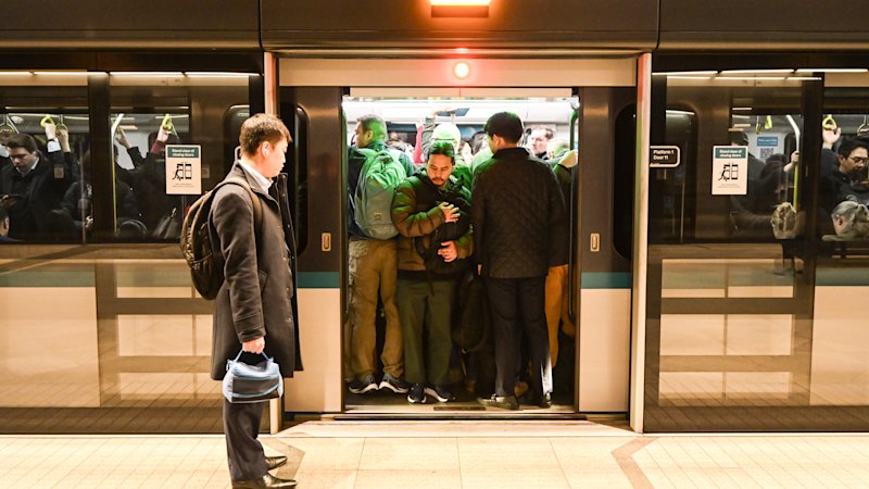 Surge in demand for Sydney’s metro trains leaves passengers waiting