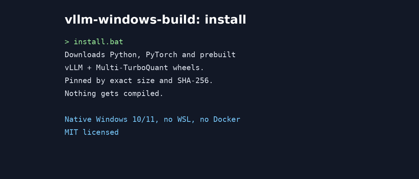 How to Run vLLM Natively on Windows
