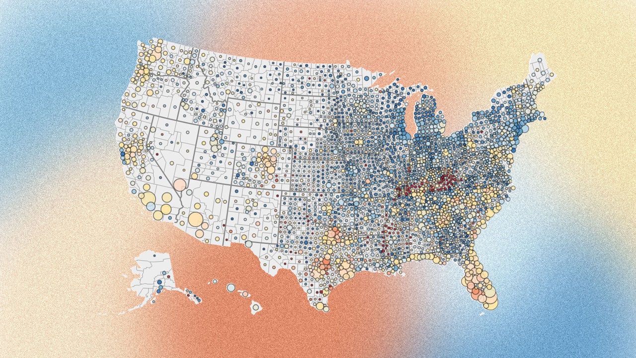 Home price shifts across local housing markets, as told by 3 maps